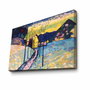 Wallity Paisaje invernal de Kandinsky - Lienzo decorativo 70 x 100 cm